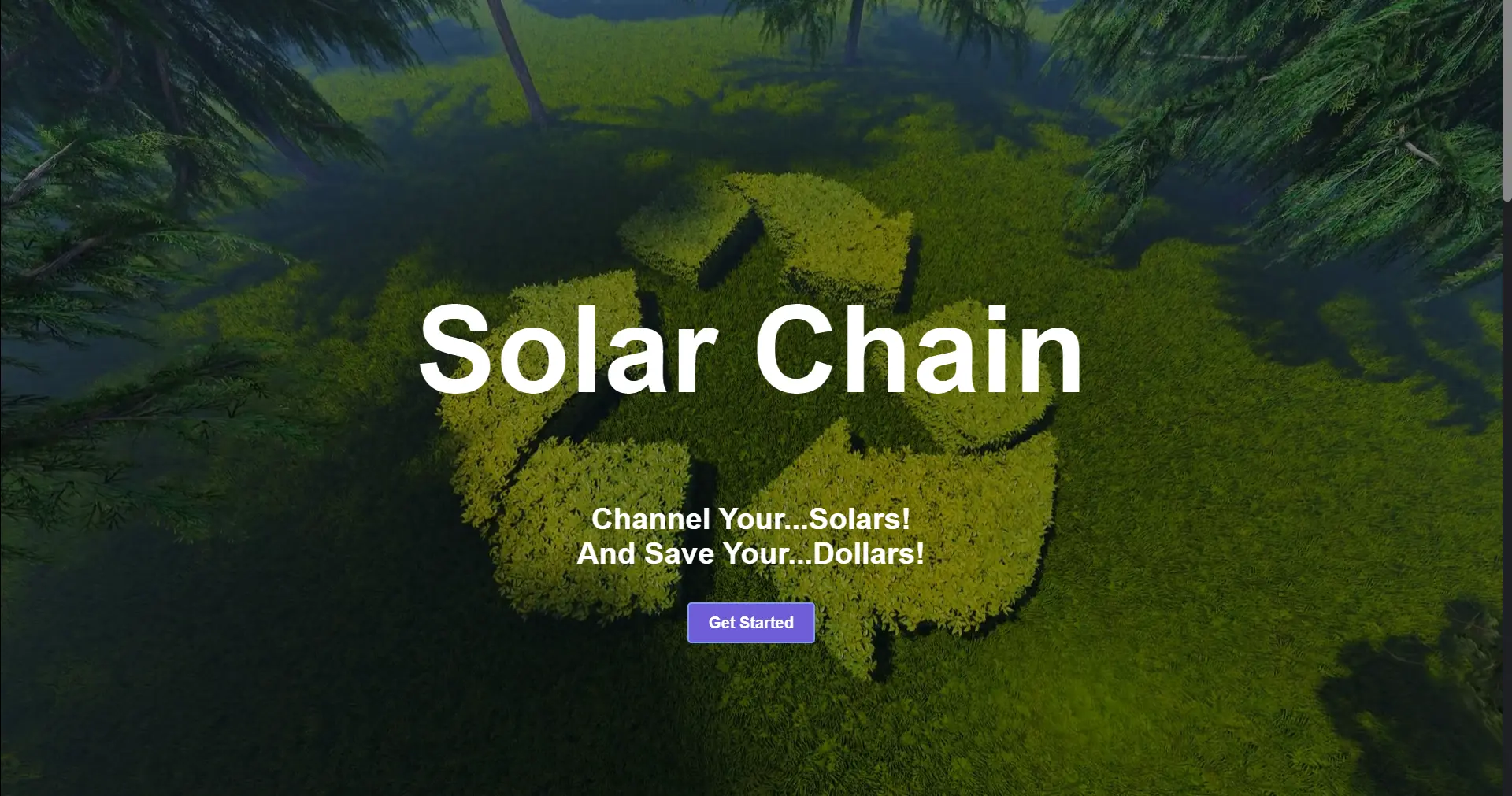 Solar Chain web application